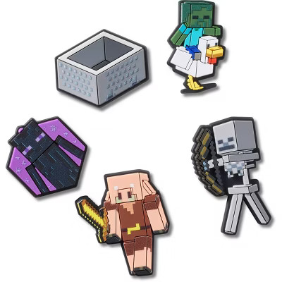 Crocs Jibbitz Minecraft Shoe Charms 5-Pack | Target