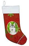 Caroline's Treasures CK4007CS Christmas Snowflakes Siberian Husky Christmas Stocking, Large, Multico | Amazon (US)