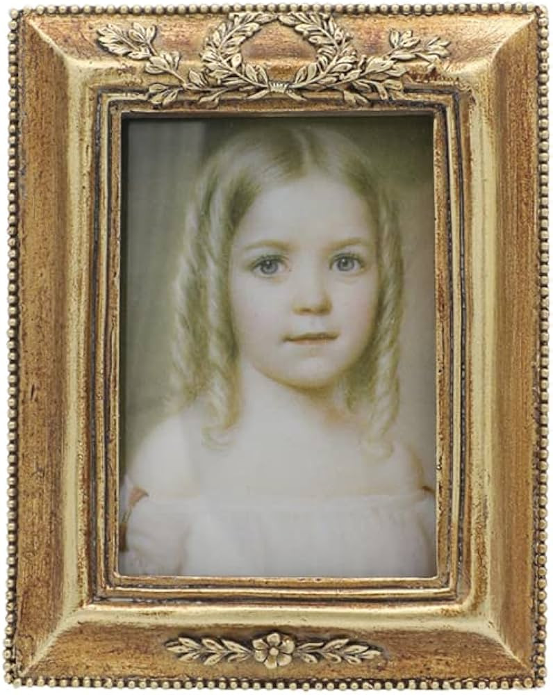 Small Vintage 2.5x3.5 Picture Frame, Mini Antique Ornate Photo Frame, Table Top Display and Wall ... | Amazon (US)