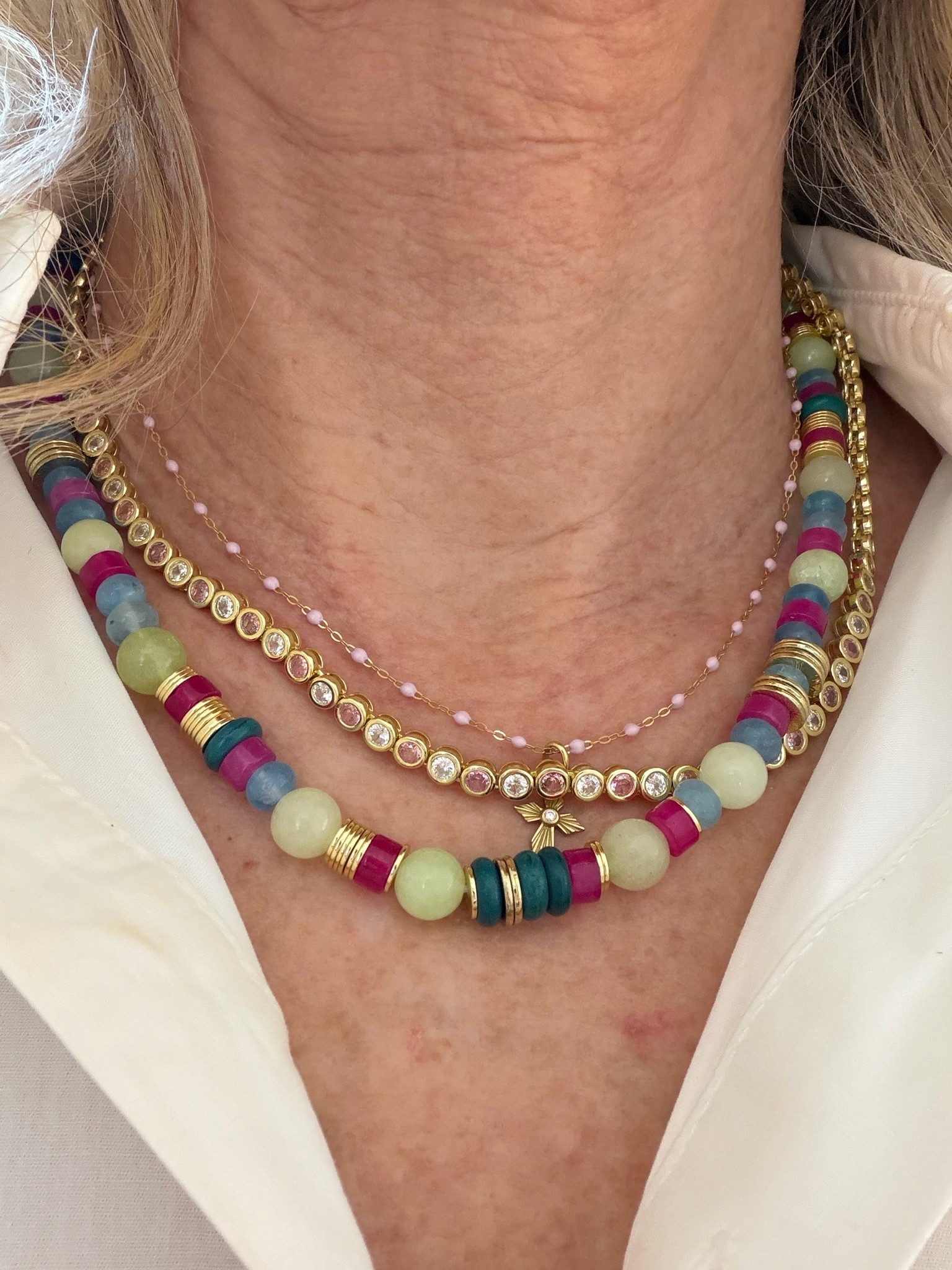 My jewelry stack!  Use code Teresa10

#LTKootd #LTKgrwm #LTKOver40