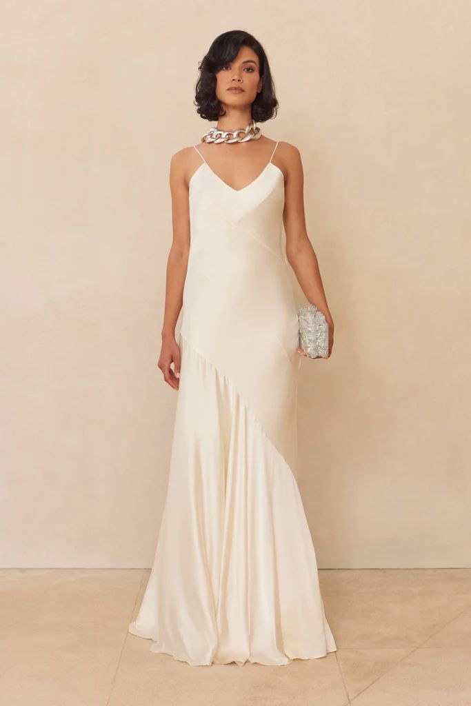 CRISSY GOWN - OFF WHITE | Cult Gaia - US