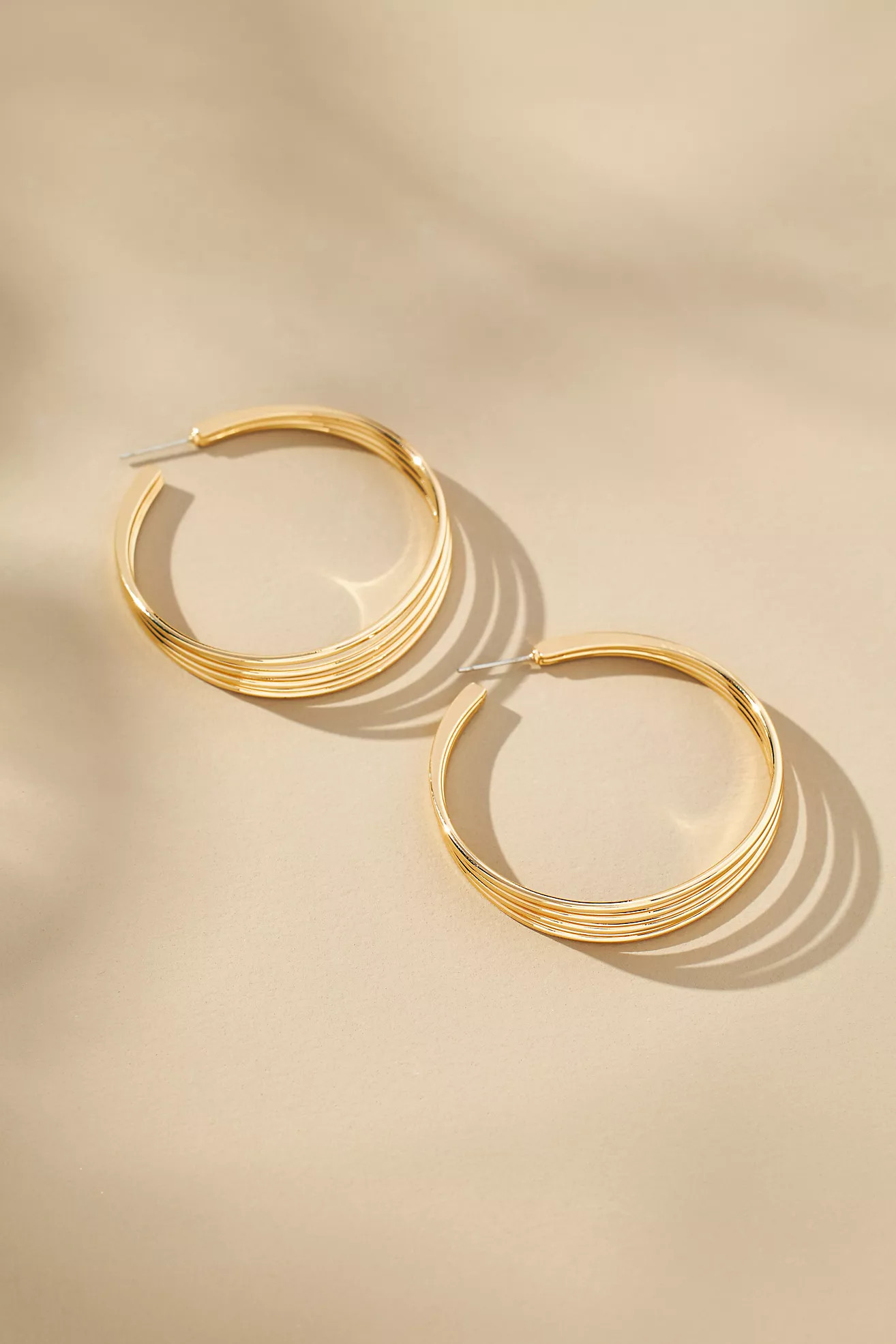 Oblong Hoop Earrings | Anthropologie (US)
