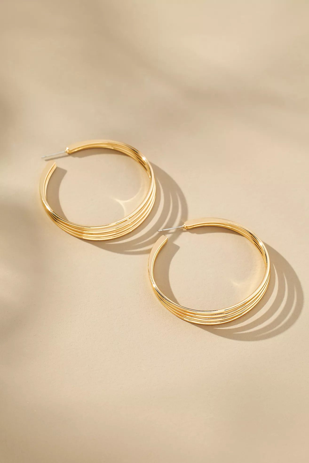 Oblong Hoop Earrings | Anthropologie (US)