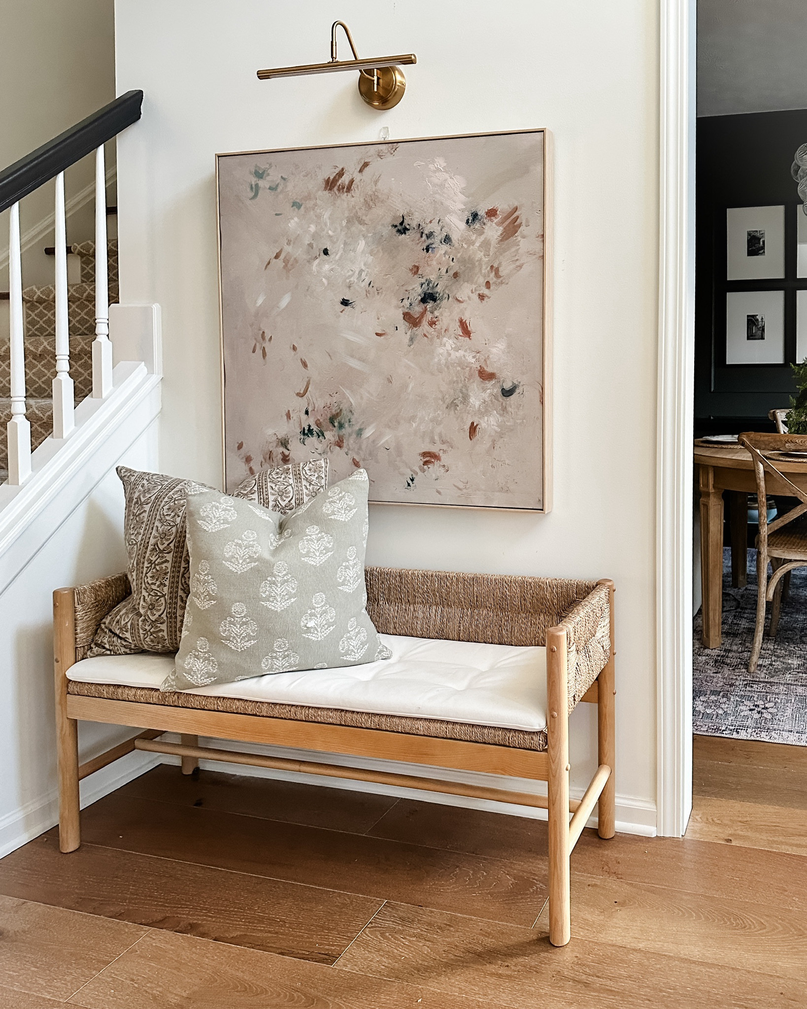 Hurry 🚨 My woven bench is finally back in stock! 

#target #studiomcgee #coastalfinds 

#LTKStyleTip #LTKSeasonal #LTKHome