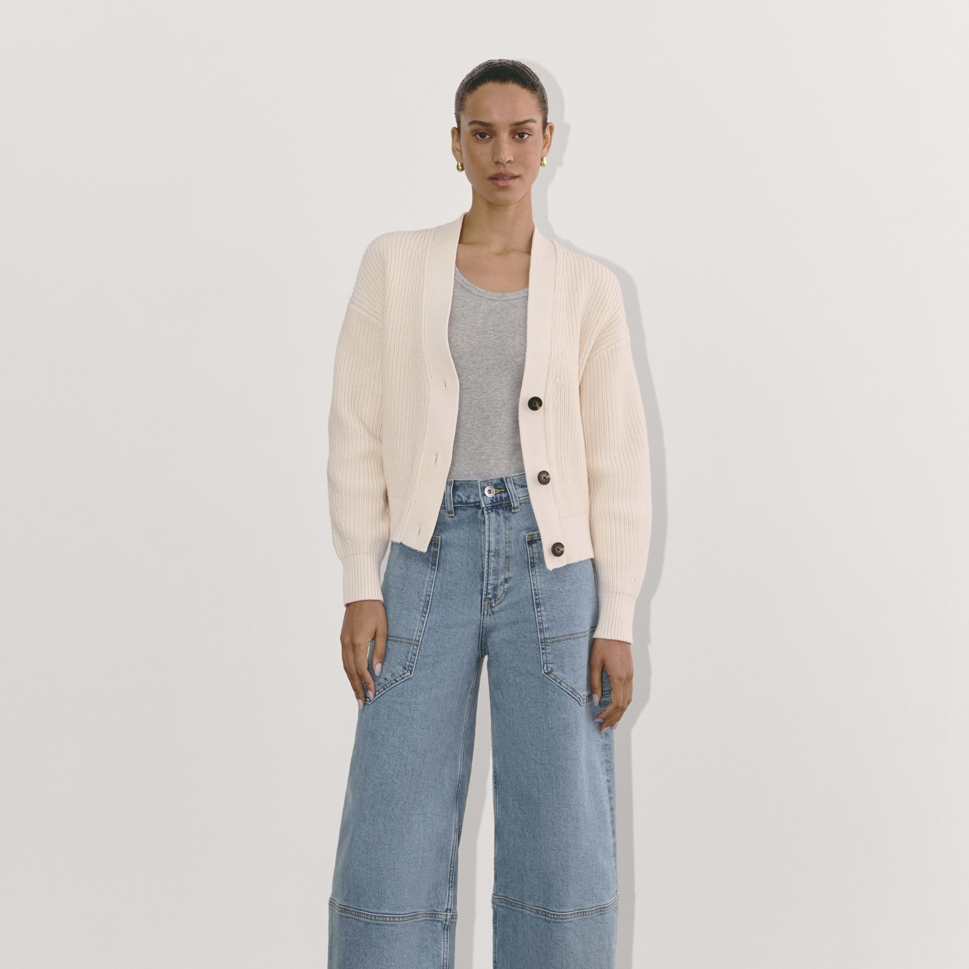 Women's Way-High� Gardener Cropped Jean by Everlane in Shallow Beach, Size 32 | Everlane