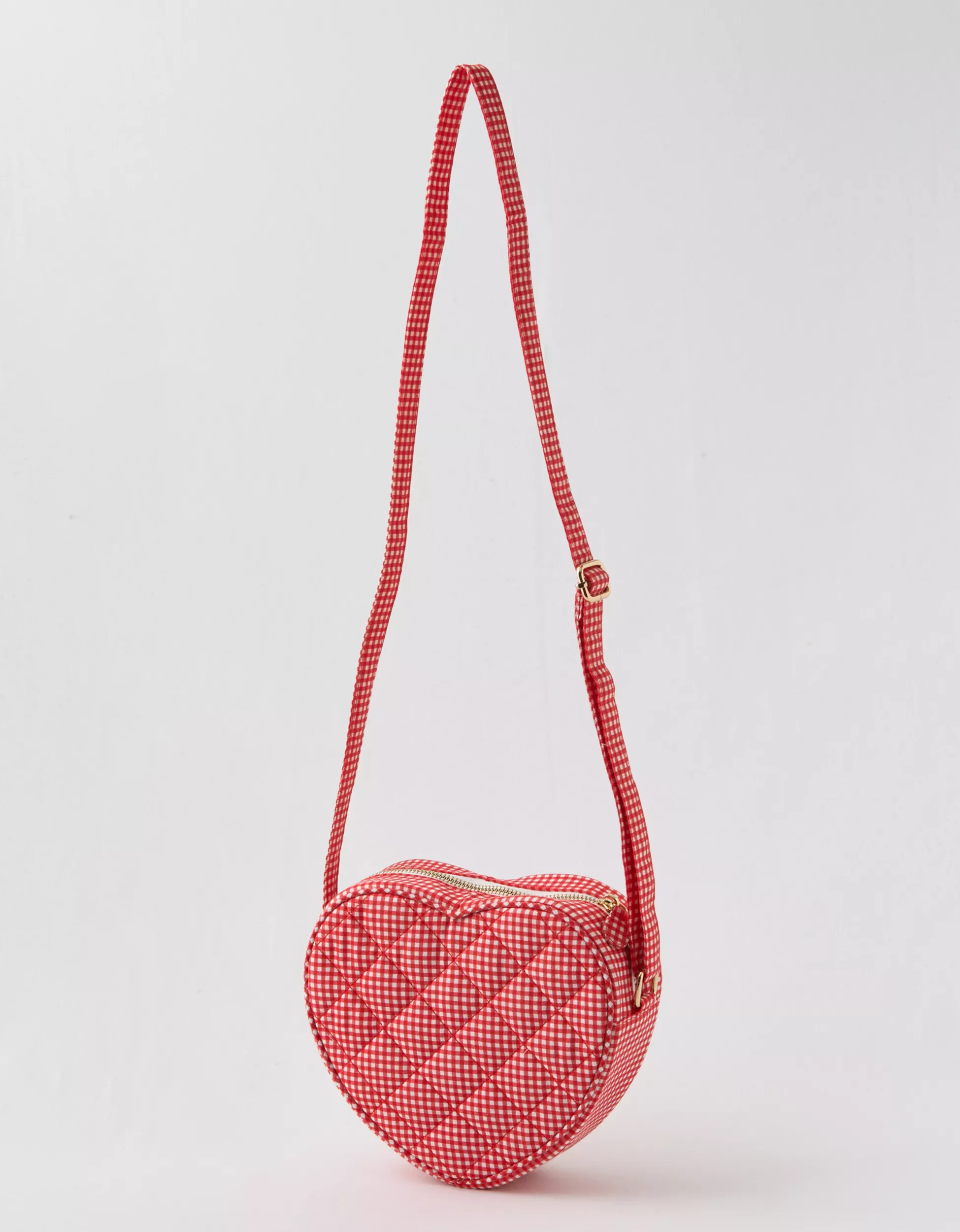 Aerie Quilted Heart Crossbody Bag | Aerie