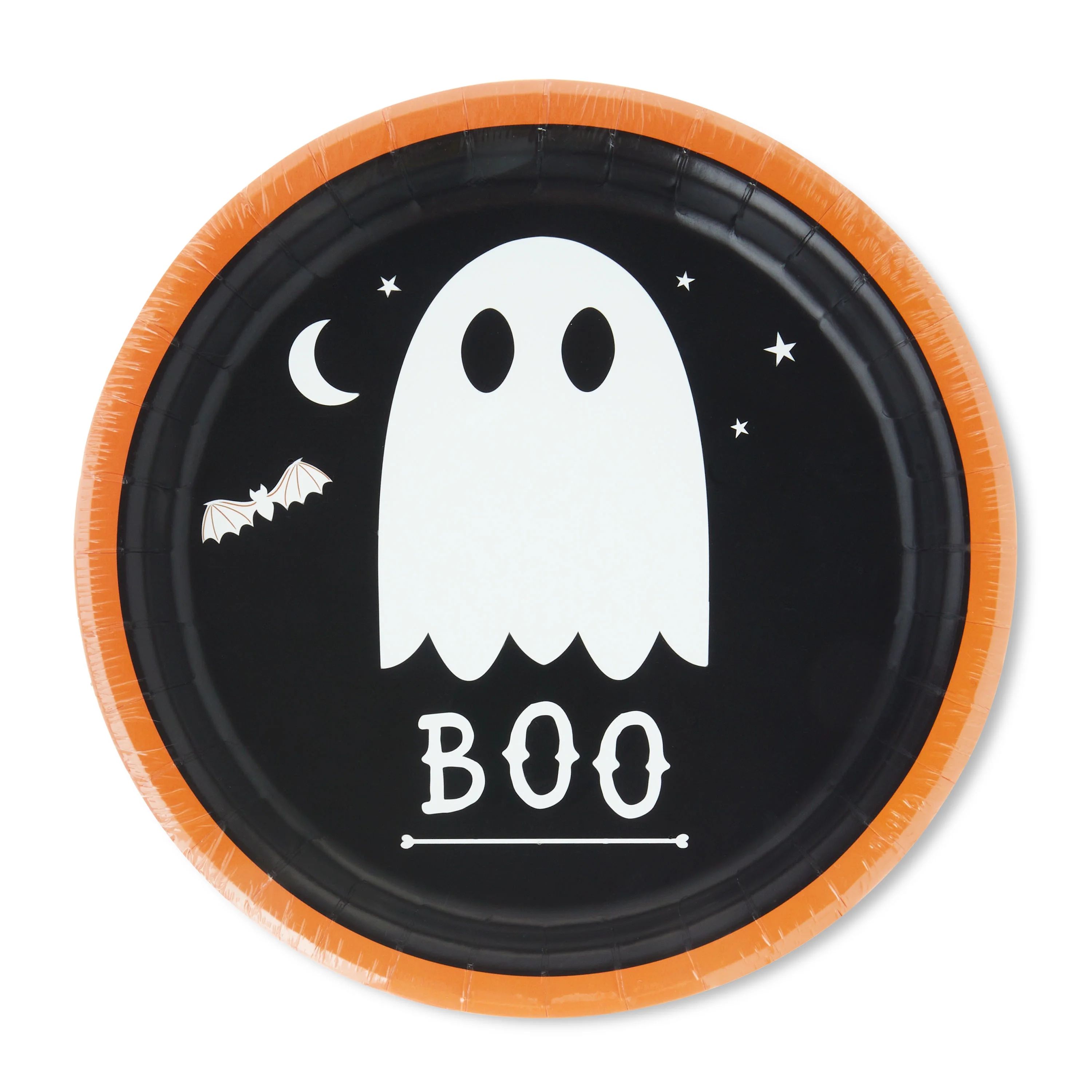 Halloween Boo Ghost Paper Plates, 9", 8 Count, by Way To Celebrate | Walmart (US)