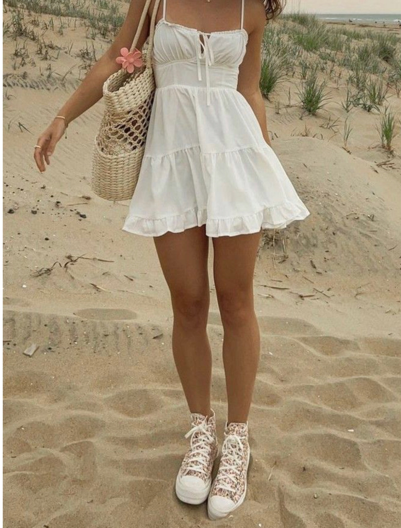 sachin and babi light blue dress Miriam Badri - Converse Dress (2023)