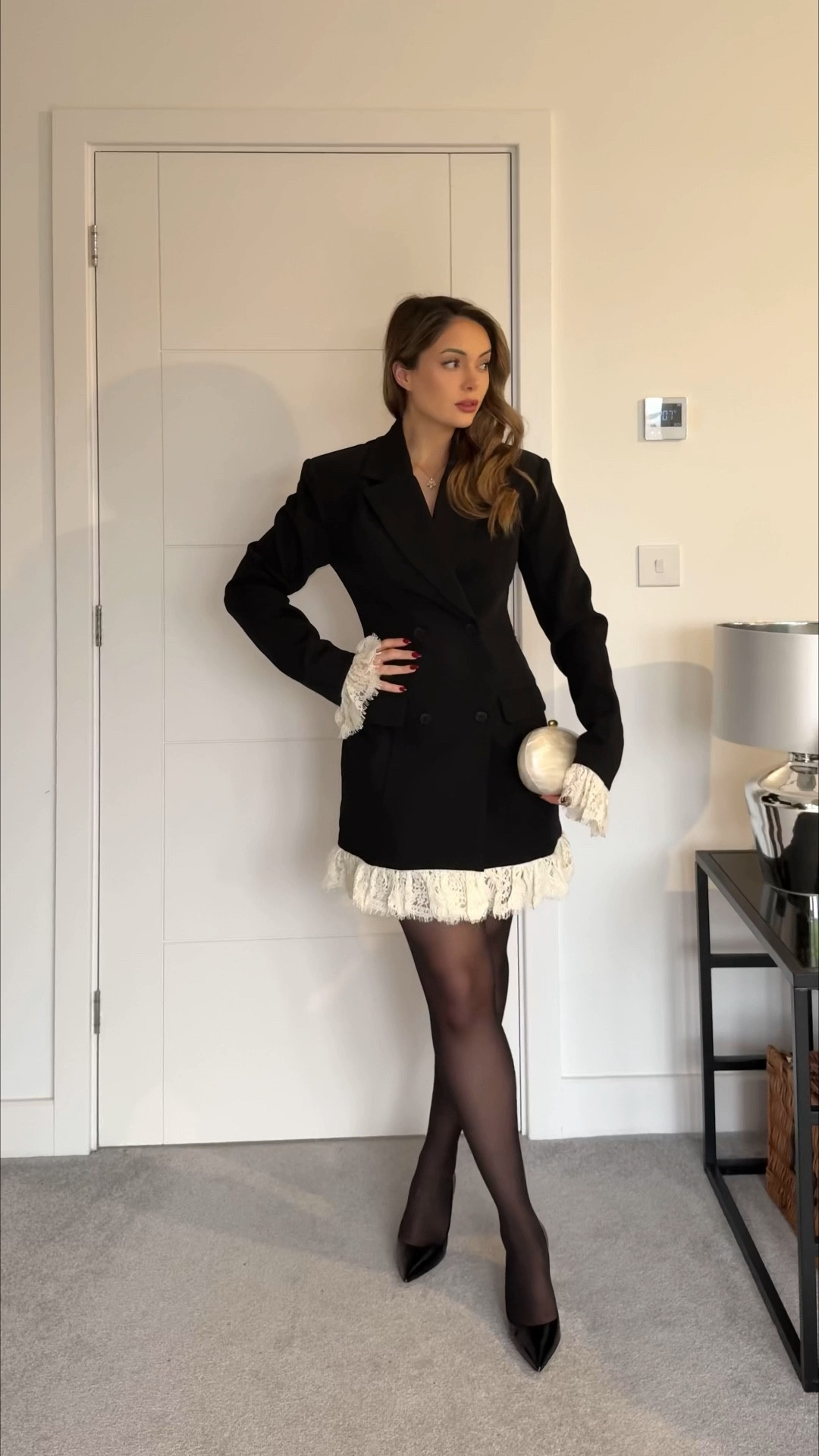 When in doubt, wear a blazer dress! Perfect for winter too because you can layer underneath to keep warm!

#blazerdress #lbd #blackdress #cocktaildress #whattowear #stylingideas #stylingtips #howtowear #outfitideas #partywear #partydress #partyoutfit 

#LTKfestive #LTKpartywear #LTKwinter