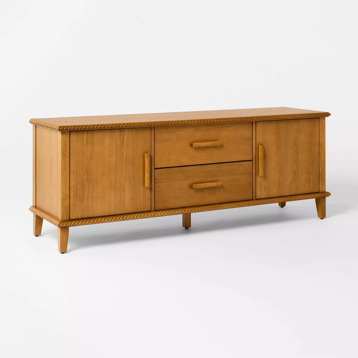 Azorella Media Stand Oak Brown - Threshold™ designed with Studio McGee | Target