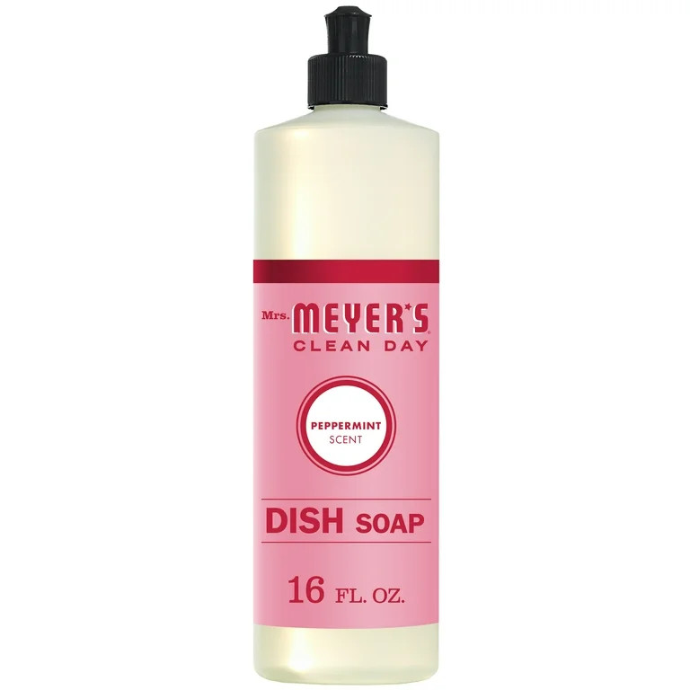 Mrs. Meyer's Clean Day Dish Soap Peppermint - Concentrate, Antibacterial - 16 oz | Walmart (US)