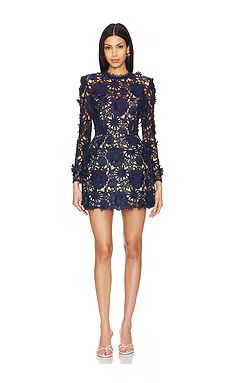 Bronx and Banco Maia Mini Dress in Navy from Revolve.com | Revolve Clothing (Global)