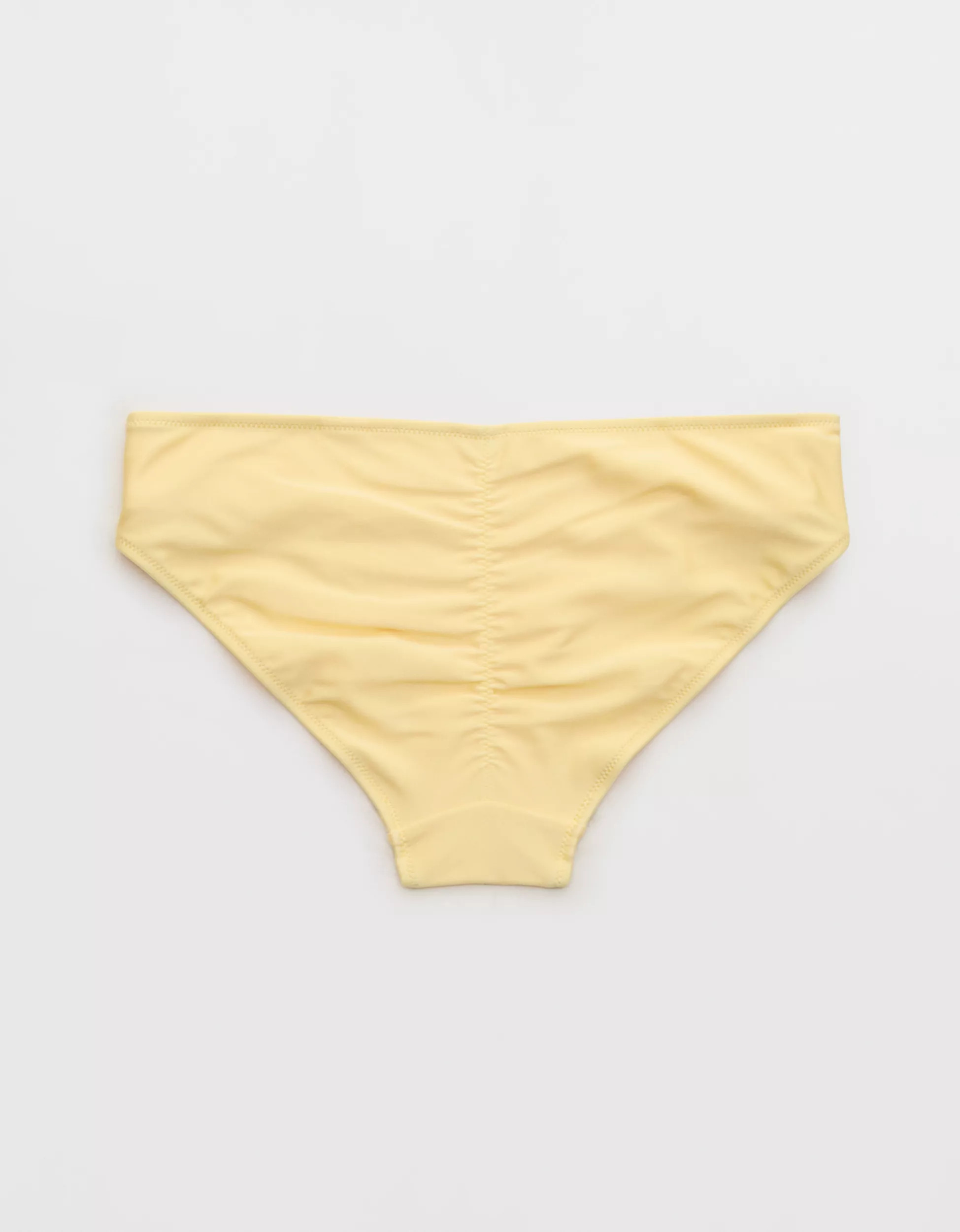 Aerie Shine Ruched Full Coverage Bikini Bottom | Aerie