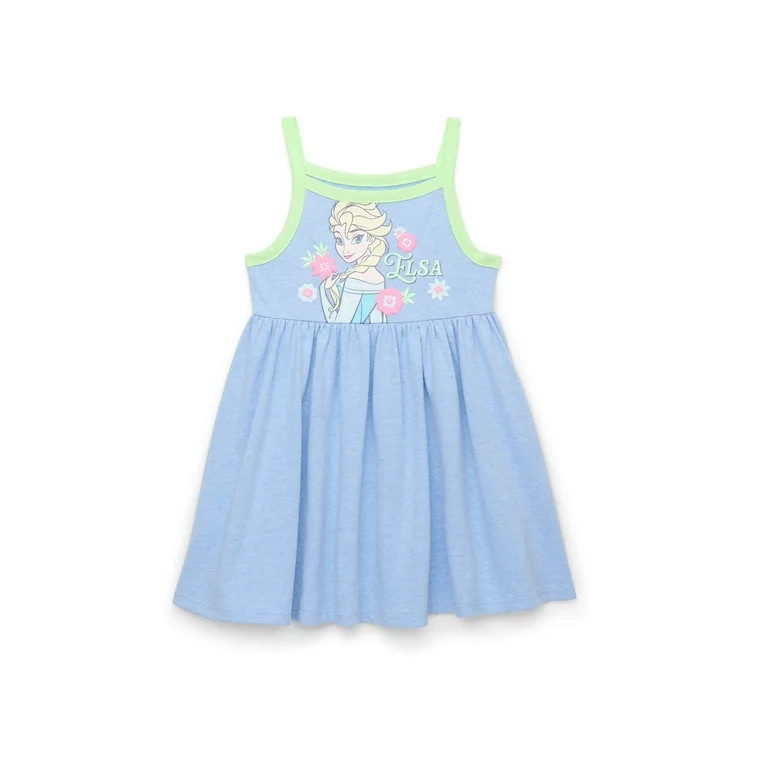 Frozen Elsa Toddler Girls Graphic Tank Dress, Sizes 12M-5T - Walmart.com | Walmart (US)