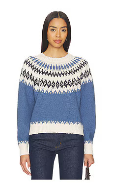 Chunky Fair Isle Crew Sweater
                    
                    Autumn Cashmere | Revolve Clothing (Global)