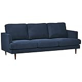 Amazon Brand – Rivet Goodwin Modern Sofa Couch, 88.6"W, Navy Blue | Amazon (US)