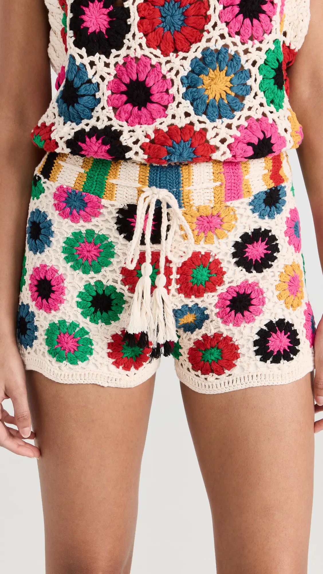 Multi Circles Crochet Shorts | Shopbop