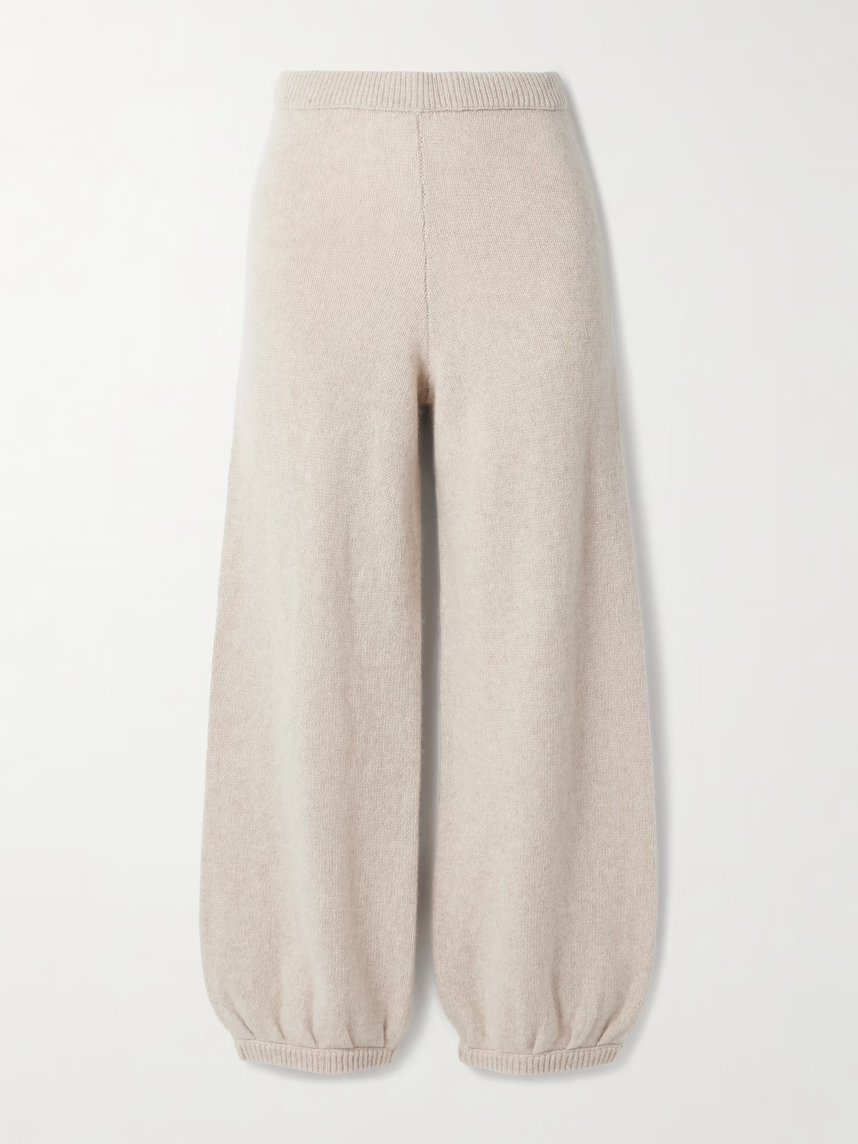 Suzie Kondi - Kalamata Cashmere Tapered Track Pants - Neutrals | NET-A-PORTER (US)