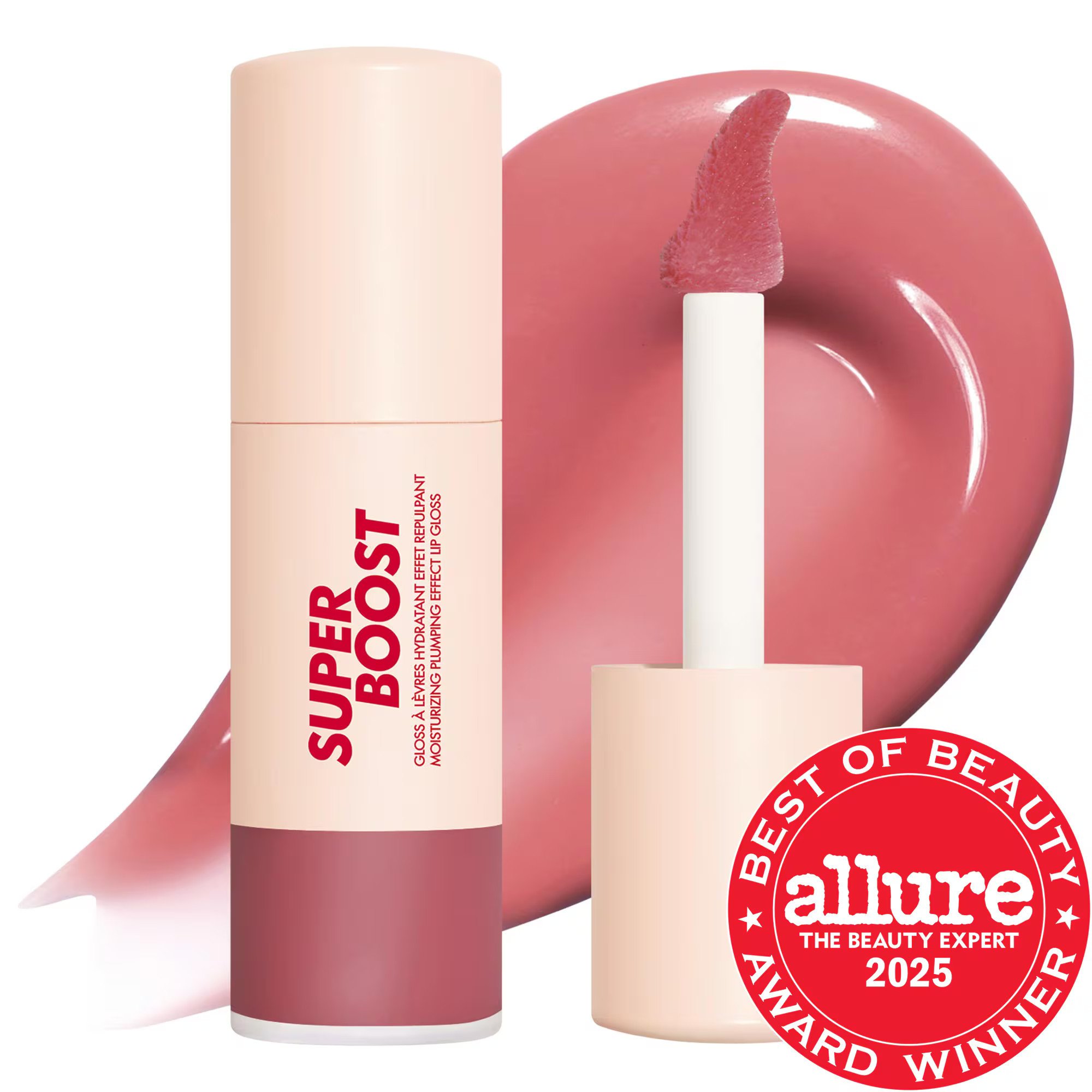 MAKE UP FOR EVER Super Boost Moisturizing & Plumping Lip Gloss 08 Boundless Berry 0.3 oz / 9 mL | Sephora (US)