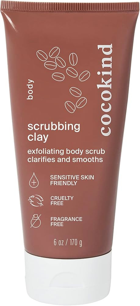 Cocokind Scrubbing Clay, Exfoliating Body Scrub and Body Wash, Brightening Body Scrub and Body Ex... | Amazon (US)
