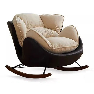 Single Rocking Chair Casual Retro Rocking Chair | Wayfair North America