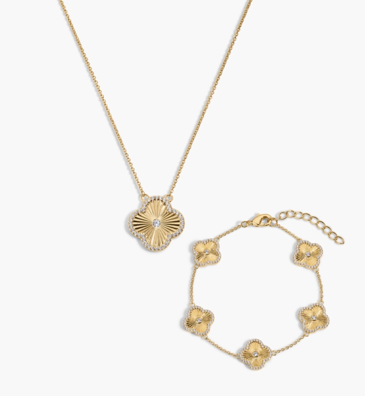 This necklace and bracelet set are on sale!

#LTKSaleAlert