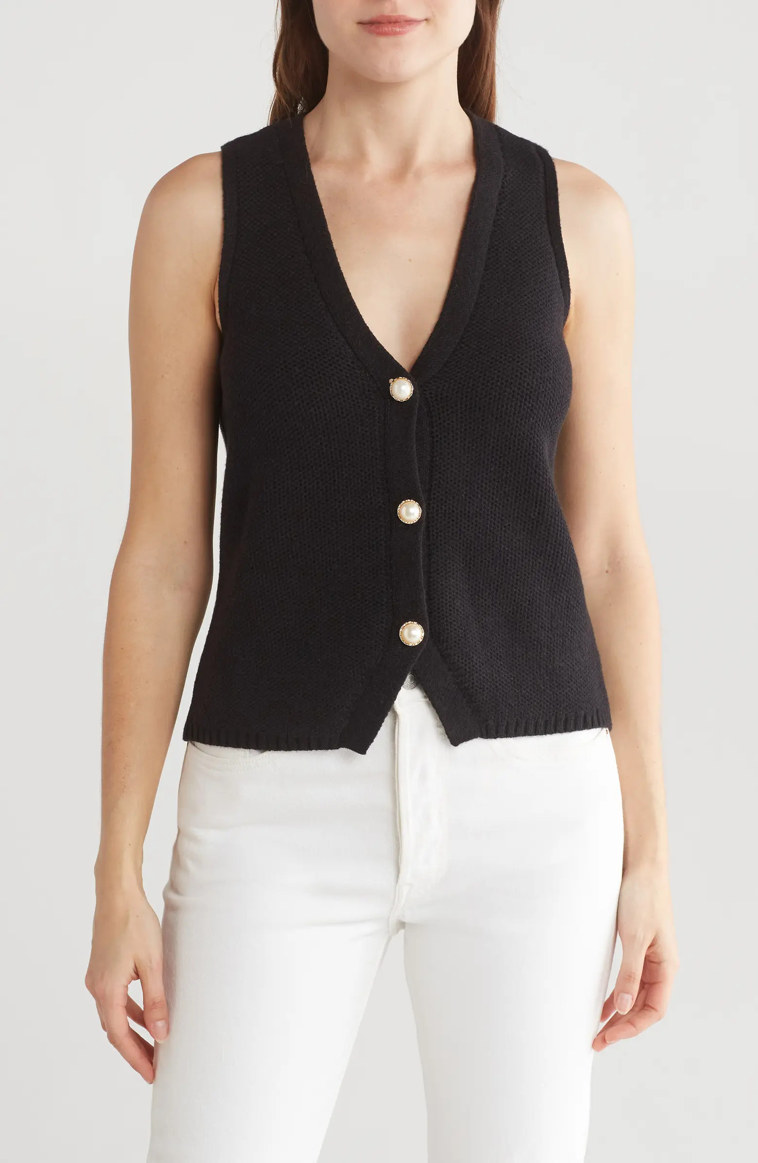 Diana Sleeveless Cardigan Vest | Nordstrom Rack