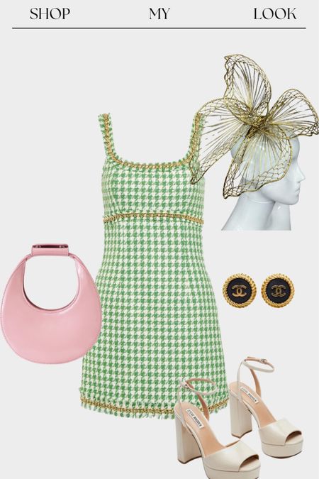 My look for day one at the race track for the Kentucky derby! Adore a tweed mini dress! Head piece is Magnolia Millinery! 

#LTKShoeCrush #LTKWedding #LTKSeasonal
