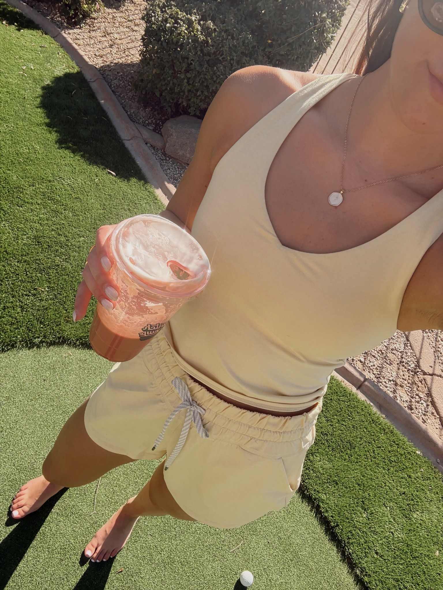 @Vuori US buttery soft short & tank set 🧈 

#LTKmorningroutine #LTKfitnessgoals #LTKootd