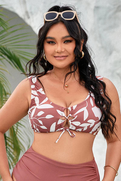 Delicate Expressions Plus Size Bralette Bikini Top | Cupshe