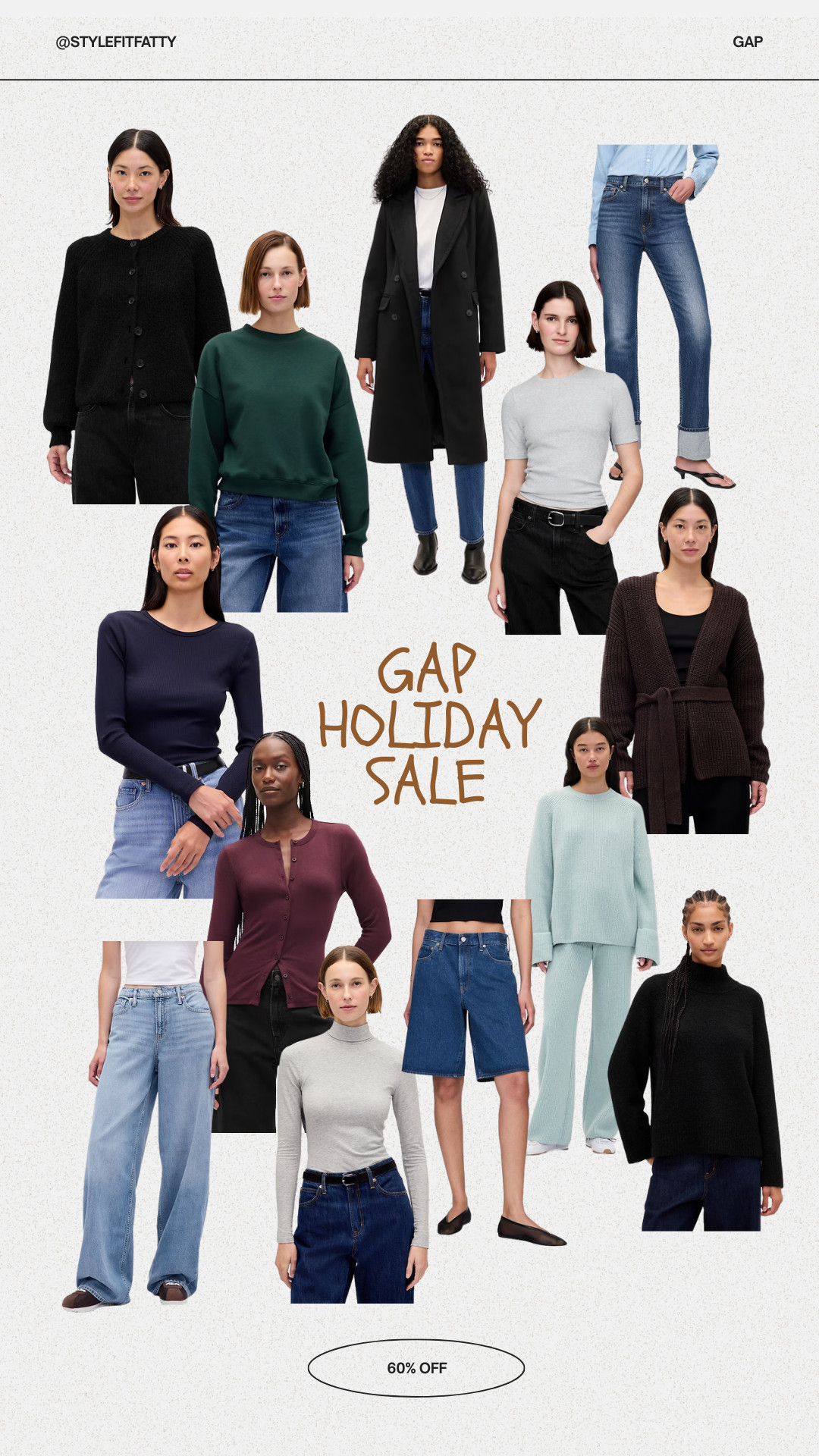 60% off Gap Holiday Sale! So many cute things on sale!!! #gap #gapsale #holidaysale 

 #LTKHoliday #LTKootd #LTKSaleAlert