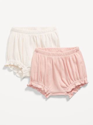 2-Pack Waffle-Knit Bloomer Shorts for Baby | Old Navy (US)