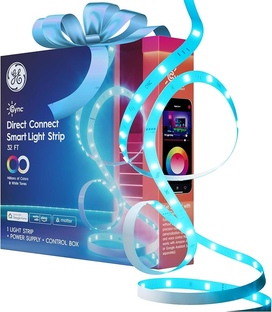 Amazon.com: Cync GE Smart LED Strip Light, Color Changing Room Decor LED Light Strip, Works with ... | Amazon (US)
