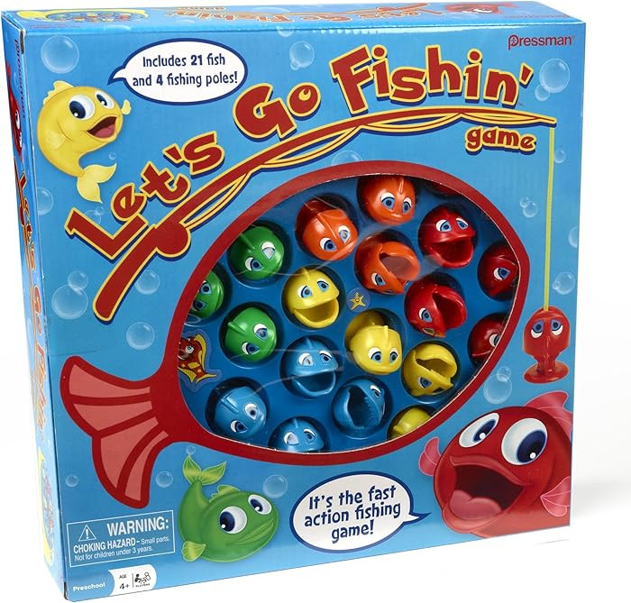 Let's Go Fishin' by Pressman Game, 1-4 players | Amazon (US)