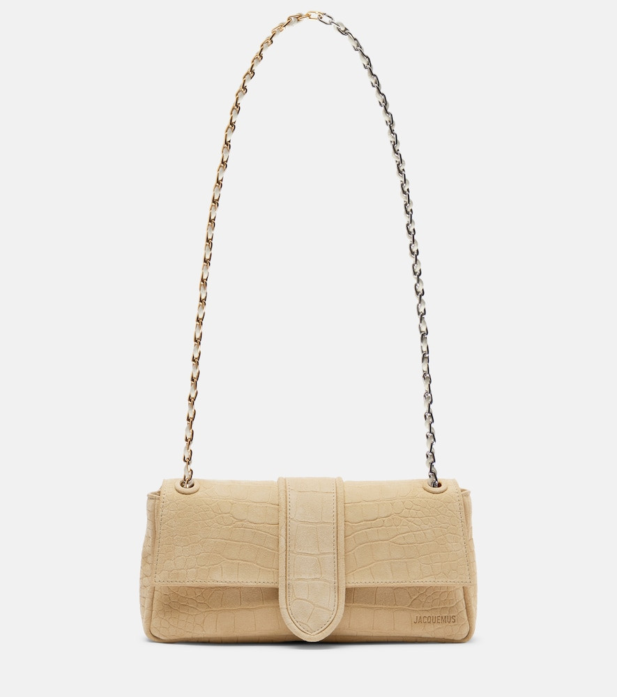 Jacquemus Bambino Chaine suede shoulder bag | Mytheresa (UK)