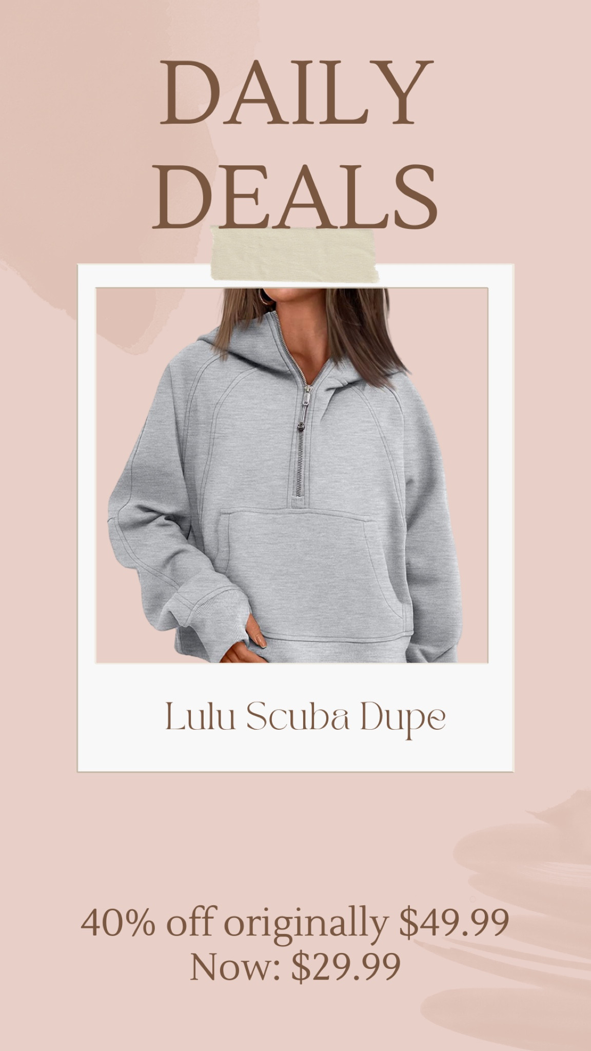 The cutest lululemon scuba sweatshirt dupe. Comes in lots of colors and is tts! I think it’s so cute! On sale for 40%

#LTKstyletip #LTKxPrimeDay #LTKsalealert