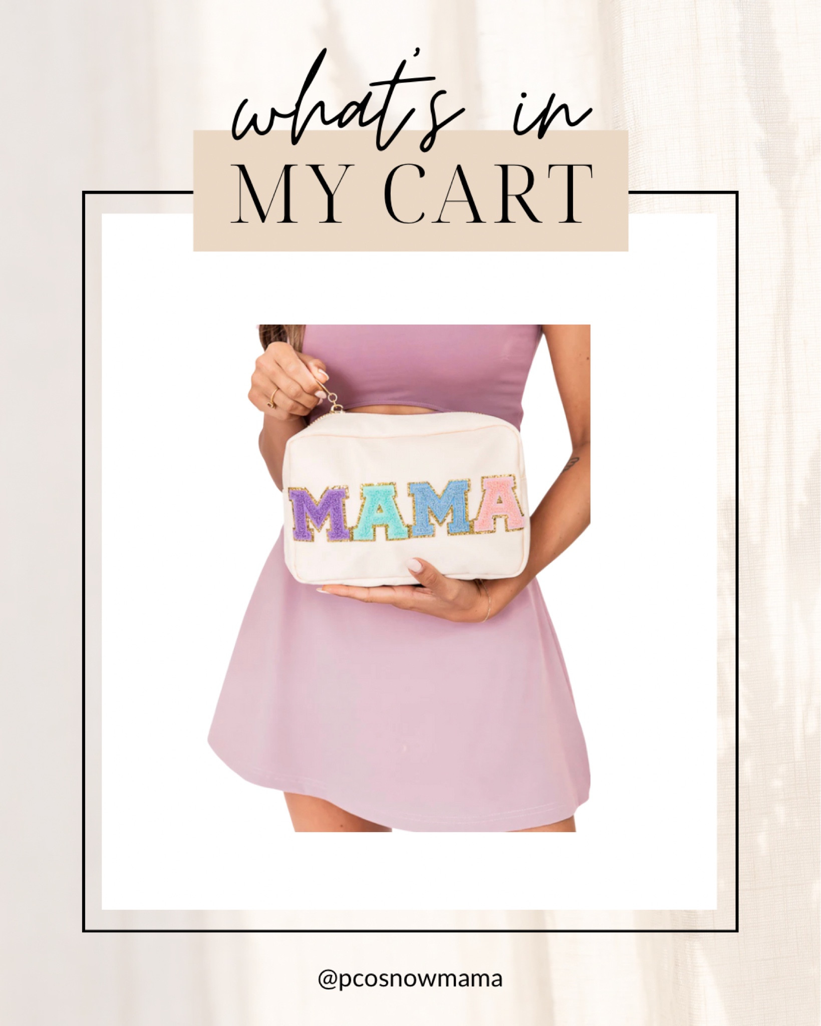 The perfect mama pouch to throw all your makeup up! #makeupbag mom bag 

#LTKitbag #LTKkids #LTKbeauty