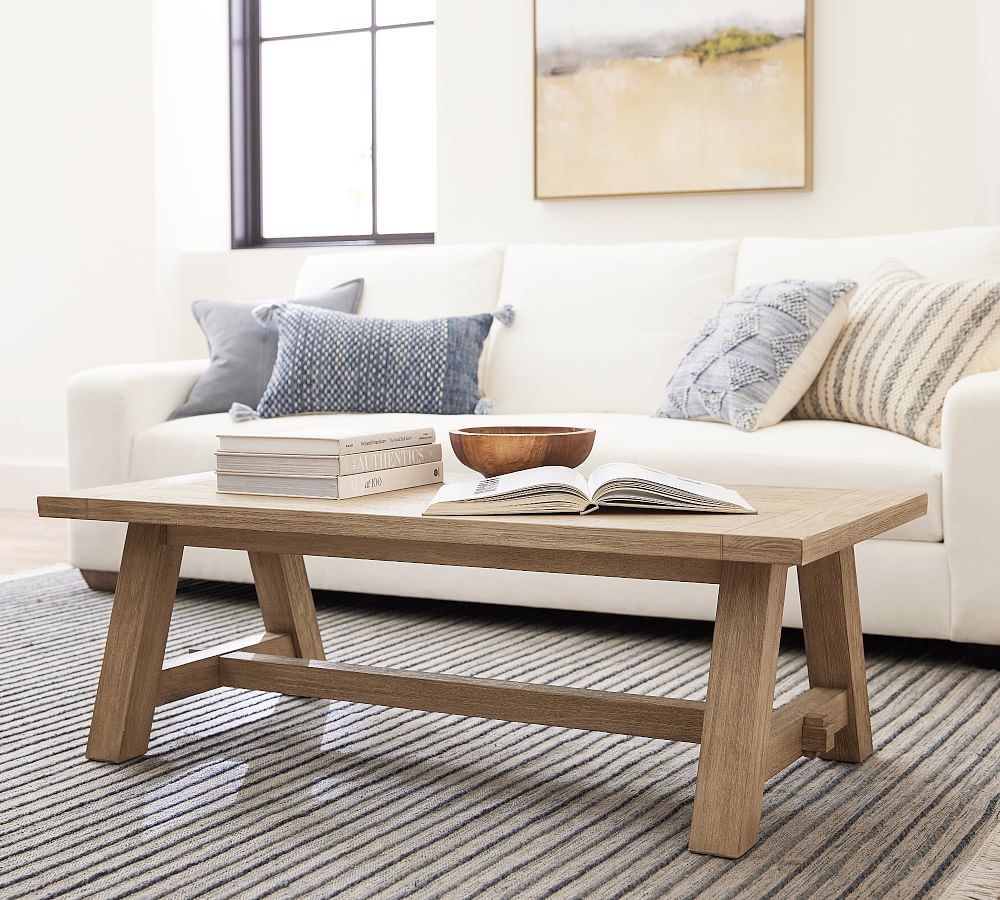 Toscana Rectangular Coffee Table (56&quot;) | Pottery Barn (US)