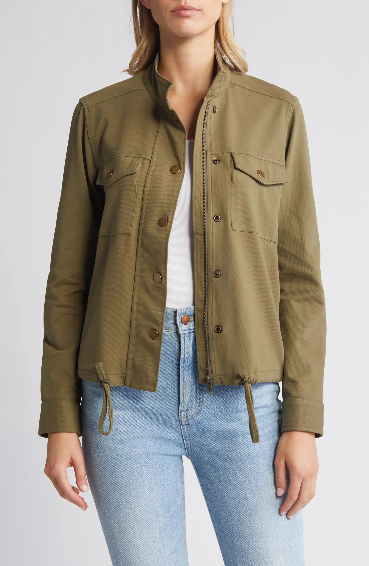 Stretch Organic Cotton Soft Jacket | Nordstrom