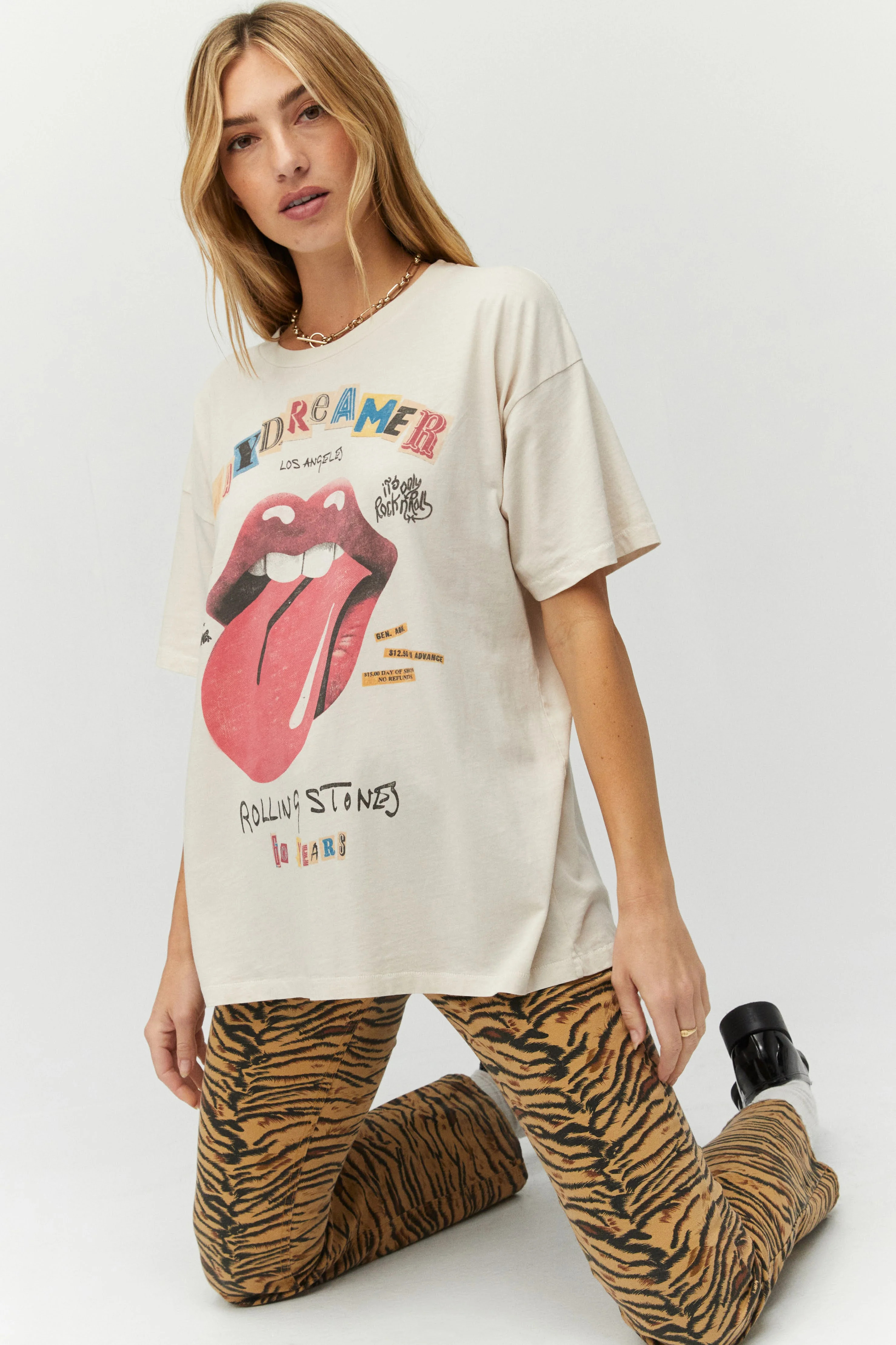 Rolling Stones X Daydreamer Merch Tee | Daydreamer