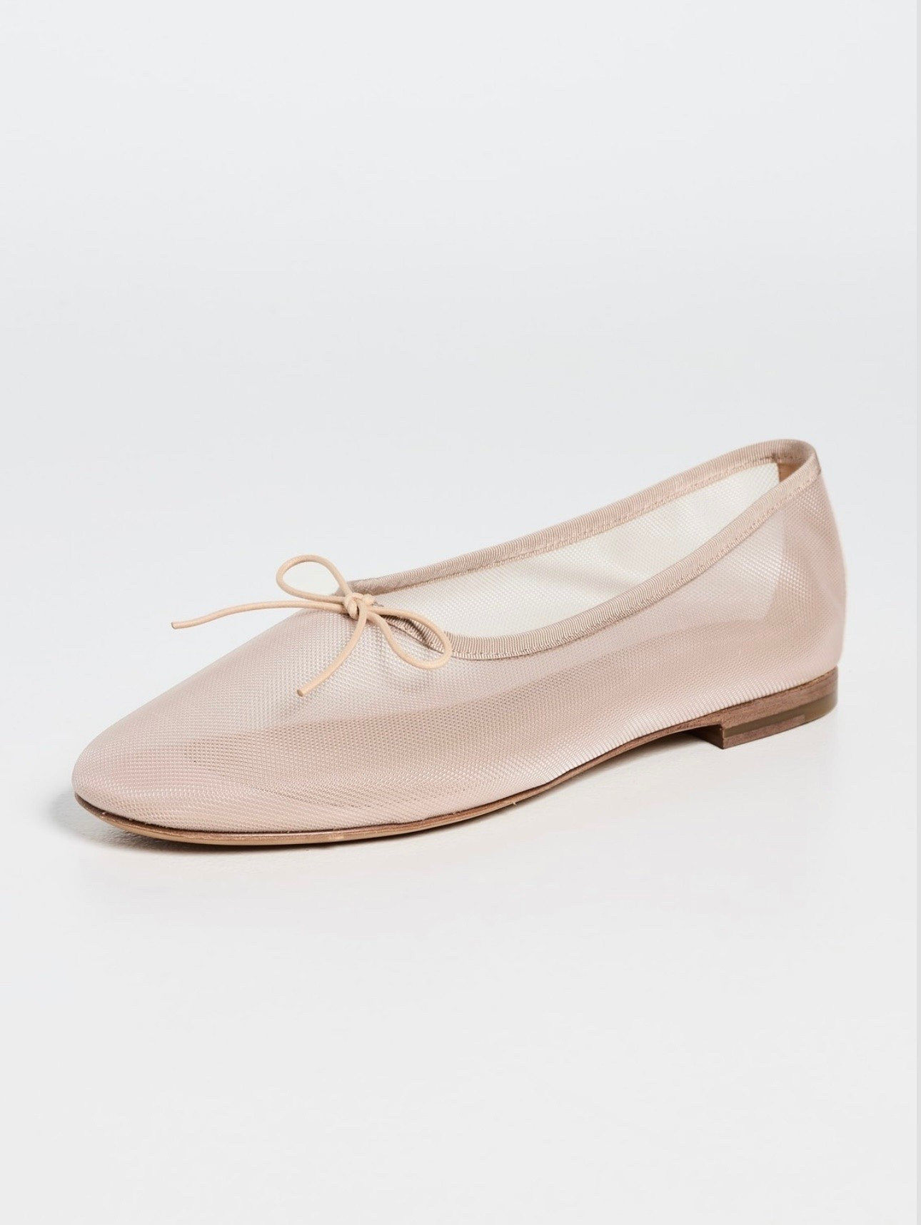 Obsessed with these French girl chic sheer ballet slippers for summer ￼