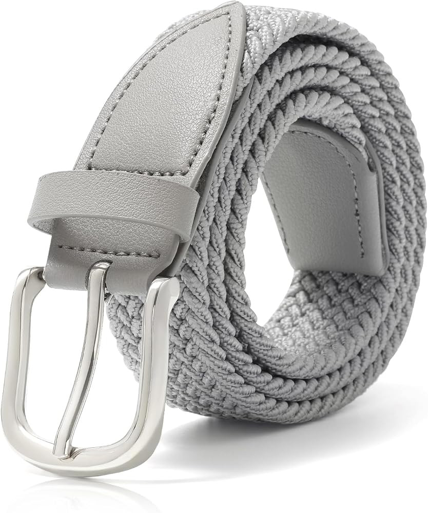 AWAYTR Kids Elastic Braided Belt - Pin Buckle Stretch Golf Baseball Belts for Boys and Girls Aged... | Amazon (US)