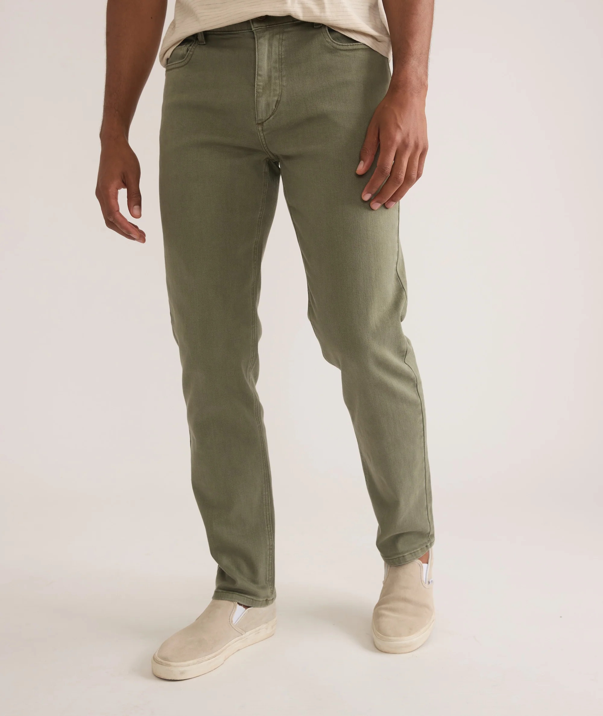 5 Pocket Athletic Fit Twill Pant | Marine Layer
