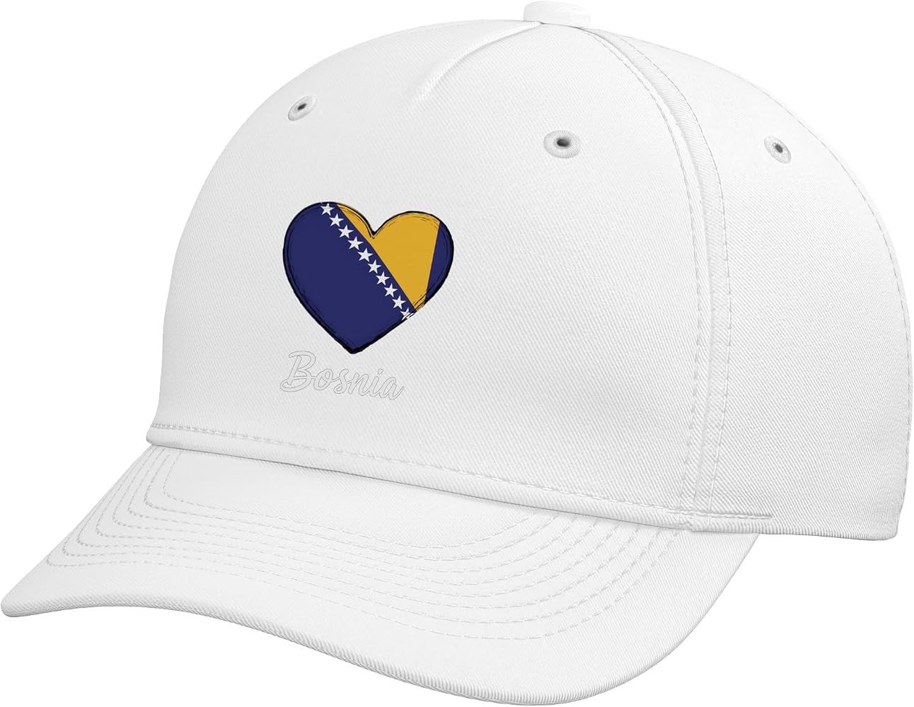 Bosnia and Herzegovina Flag Bosnian Roots Adjustable Baseball Hat | Amazon (US)