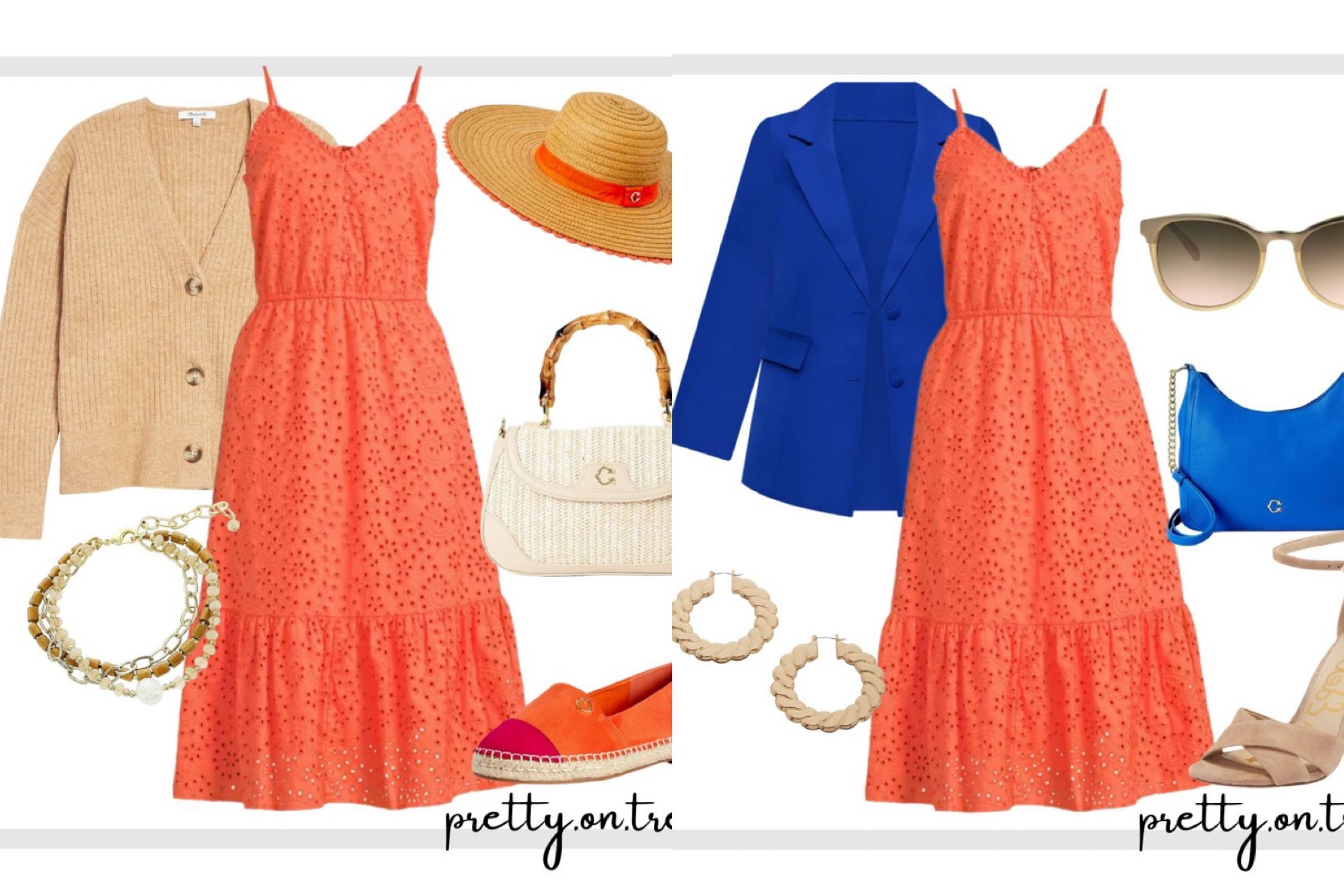 Coral tired eyelet dress 

#LTKFind #LTKunder50 #LTKSeasonal