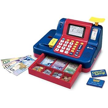 Learning Resources Pretend & Play Teaching Cash Register [Frustration Free Packaging] | Amazon (US)