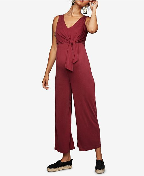 Maternity Wide-Leg Jumpsuit | Macys (US)