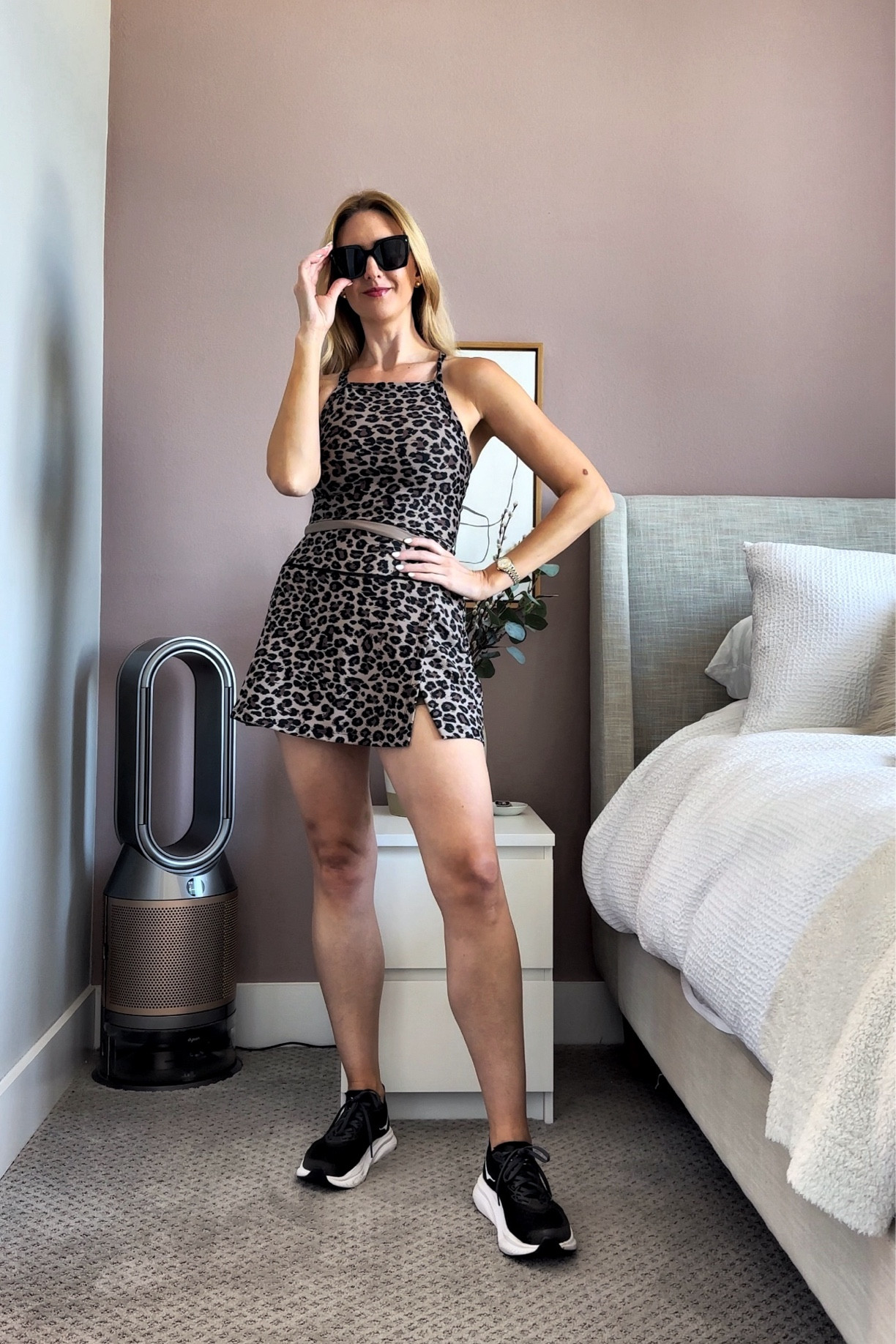 Definitely keeping this leopard set! 

Ordered a medium bottom and small top 

#LTKFitness #LTKFindsUnder50 #LTKStyleTip