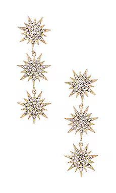 SHASHI Celestial Drop Earrings in Gold from Revolve.com | Revolve Clothing (Global)