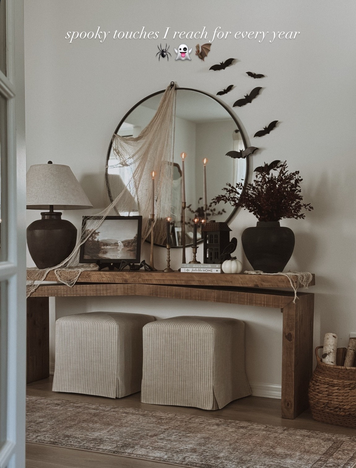 Here are my Halloween decor favorites that I bring out year after year 👻✨
Floating candles + witch hats on the porch, playful ghosts, classic skeletons, creepy crawly walls, and gauze fabric… each one adds just the right amount of spooky.
Do you have a favorite Halloween piece you always decorate with?

Comment spooky and I’ll message you the links to shop these and more spooky season favorites! 

#halloweendecor #halloween #spookyseason #spookydecor #halloweendecorideas 


#LTKSeasonal #LTKHome